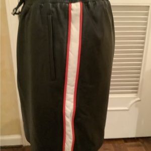 Walter Barker 100% lamb skin leather skirt.